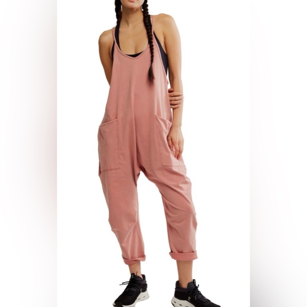 NWT FREE PEOPLE HOT SHOT ONESIE PETAL